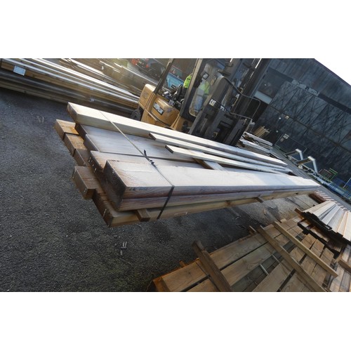 5845 - A quantity of timber comprising of 20.5cm x 6.5cm, lengths vary up to 460cm (top stack)