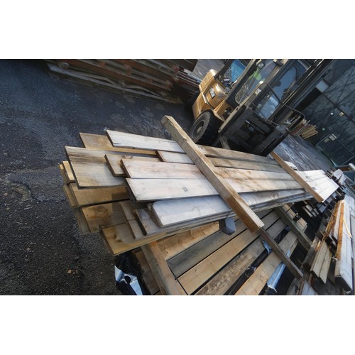 5859 - A quantity of various timber to include 14cm x 2cm, 12cm x 2.5cm, 15cm x 2cm etc, lengths vary up to... 