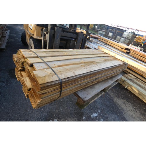 5862 - A quantity of feather edge boards, measuring up to approx 165cm (middle stack)