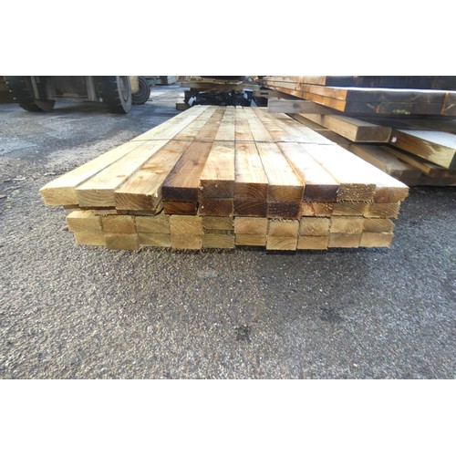 5863 - A quantity of timber comprising of 7.5cm x 4cm, lengths vary up to approx 250cm (bottom stack)