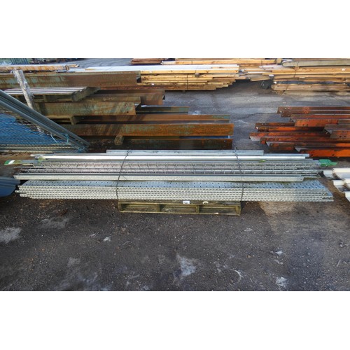 5873 - 1 pallet containing a quantity of various lengths of cable tray, conduit etc