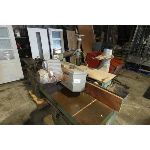 5749 - A Robinson EN/T spindle molder with no cutter block fitted, machine no. 98, size 5 inch, test no. 83... 