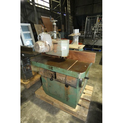 5749 - A Robinson EN/T spindle molder with no cutter block fitted, machine no. 98, size 5 inch, test no. 83... 