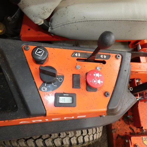 5753 - An Ariens zero turn ride on mower type Apex KAW FR691 48 inch deck model  991316, DOM 14 09 2020, Ka... 