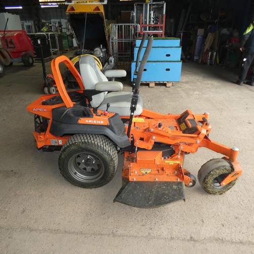 5753 - An Ariens zero turn ride on mower type Apex KAW FR691 48 inch deck model  991316, DOM 14 09 2020, Ka... 