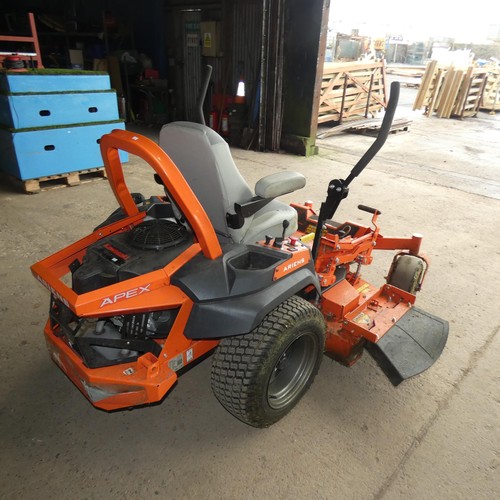 5753 - An Ariens zero turn ride on mower type Apex KAW FR691 48 inch deck model  991316, DOM 14 09 2020, Ka... 