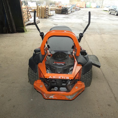 5753 - An Ariens zero turn ride on mower type Apex KAW FR691 48 inch deck model  991316, DOM 14 09 2020, Ka... 