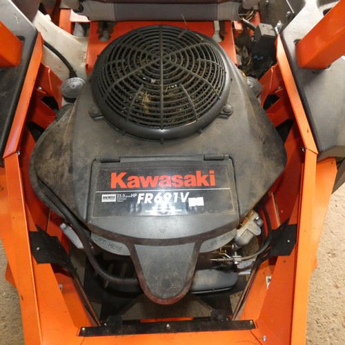 5753 - An Ariens zero turn ride on mower type Apex KAW FR691 48 inch deck model  991316, DOM 14 09 2020, Ka... 