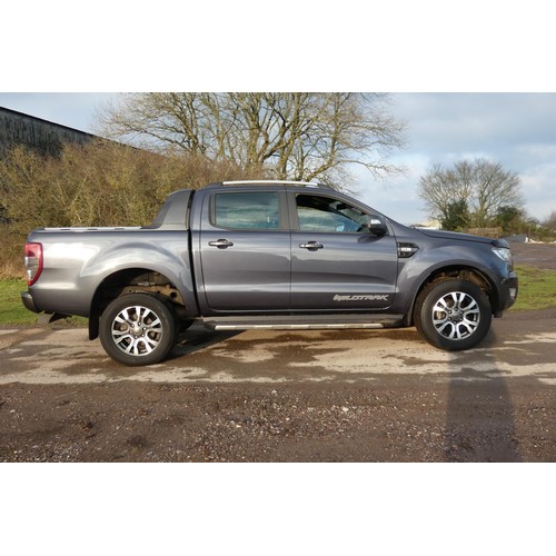 5911 - Ford Ranger Wildtrak 4x4 Double cab Pick up, 3.2T grey  Reg: BL65 NZG, 21/01/2016, 6 speed auto dies... 