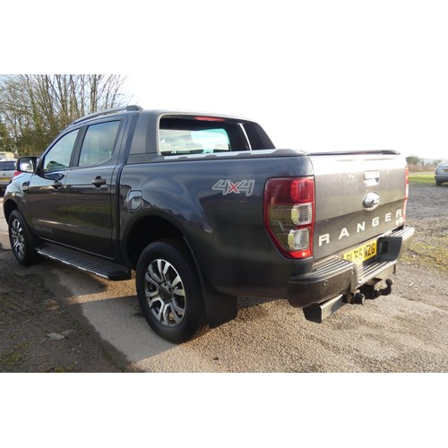 5911 - Ford Ranger Wildtrak 4x4 Double cab Pick up, 3.2T grey  Reg: BL65 NZG, 21/01/2016, 6 speed auto dies... 