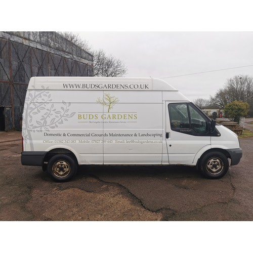 5909 - Ford Transit 350 LWB High Roof TDCi 115PS panel van, White,  Reg MT11 ETZ, 31/05/2011, 6 speed manua... 