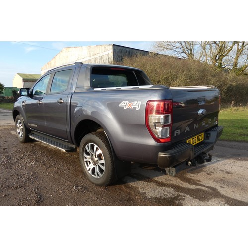 5911 - Ford Ranger Wildtrak 4x4 Double cab Pick up, 3.2T grey  Reg: BL65 NZG, 21/01/2016, 6 speed auto dies... 