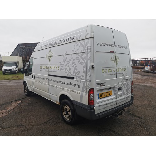 5909 - Ford Transit 350 LWB High Roof TDCi 115PS panel van, White,  Reg MT11 ETZ, 31/05/2011, 6 speed manua... 