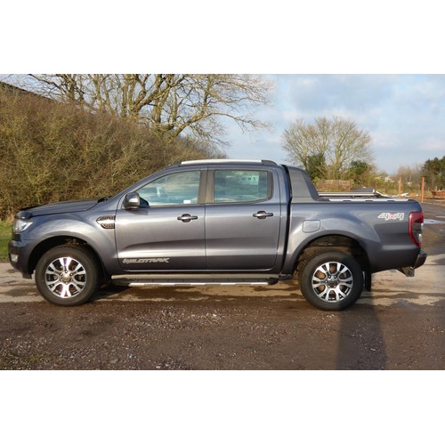 5911 - Ford Ranger Wildtrak 4x4 Double cab Pick up, 3.2T grey  Reg: BL65 NZG, 21/01/2016, 6 speed auto dies... 