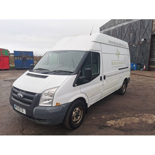 5909 - Ford Transit 350 LWB High Roof TDCi 115PS panel van, White,  Reg MT11 ETZ, 31/05/2011, 6 speed manua... 