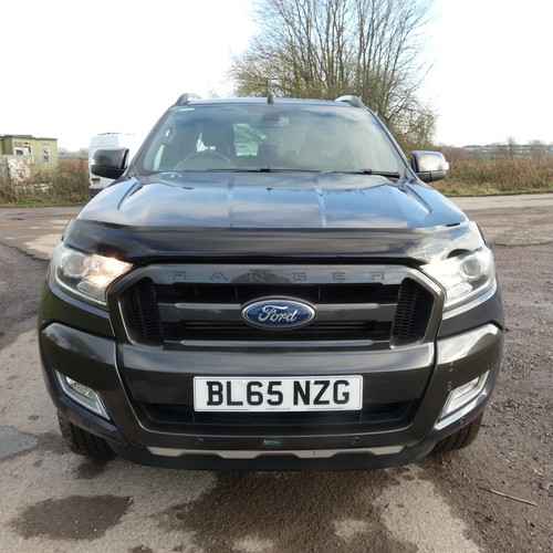 5911 - Ford Ranger Wildtrak 4x4 Double cab Pick up, 3.2T grey  Reg: BL65 NZG, 21/01/2016, 6 speed auto dies... 