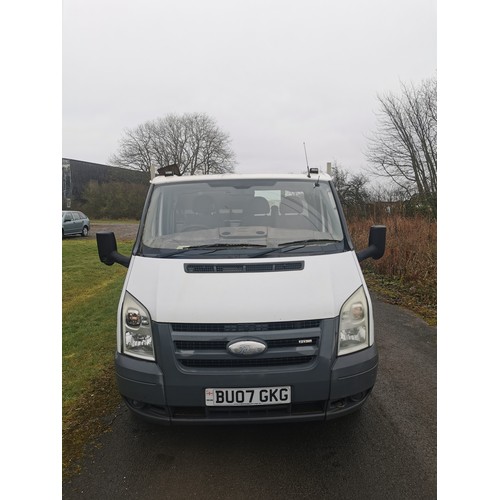 5910 - Ford Transit 350 MWB RWD TDCi RWD TIPPER truck, reg BU07 GKG, 24/06/2007, 5 speed manual Diesel, mil... 