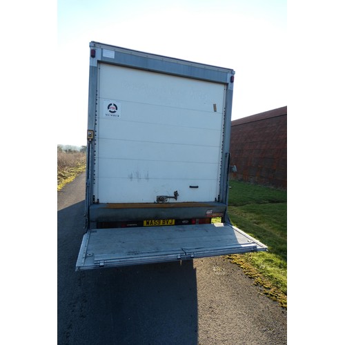 5907 - 5907  Ford Transit 115 T350 RWD LUTON Van c/w tail lift. Reg: WA59 BVJ, 01/12/2009, 6 speed manual 2... 