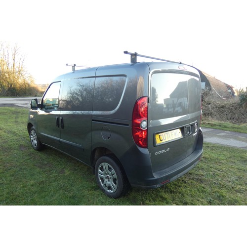 5904 - Fiat Doblo Cargo 16v Tecnico Multijet L1 diesel 1.3 Van, Grey, Reg: CU71 FWO 1st Reg 05/11/2021, 5 s... 