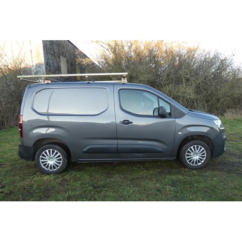 5905 - Citroen Berlingo M Diesel 1.6 Blue HDi 650kg Enterprise 75PS Van, Reg: LB68 TMO, 1st reg 31/01/2019,... 