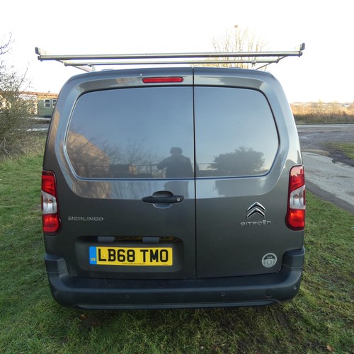 5905 - Citroen Berlingo M Diesel 1.6 Blue HDi 650kg Enterprise 75PS Van, Reg: LB68 TMO, 1st reg 31/01/2019,... 