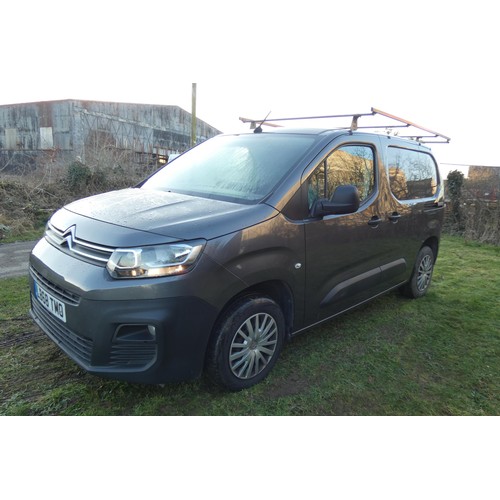 5905 - Citroen Berlingo M Diesel 1.6 Blue HDi 650kg Enterprise 75PS Van, Reg: LB68 TMO, 1st reg 31/01/2019,... 