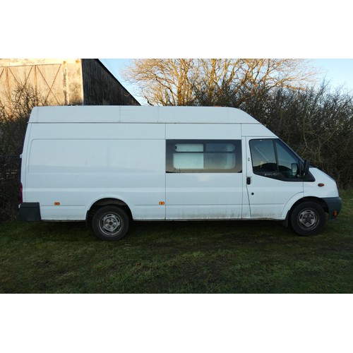 5908 - Ford Transit 155 T350EL RWD LWB H/Roof (Jumbo) Van TDi 155PS Van, Re: FV63 TJZ, 28/11/2013, 6 speed ... 