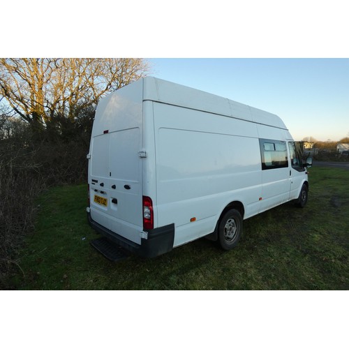 5908 - Ford Transit 155 T350EL RWD LWB H/Roof (Jumbo) Van TDi 155PS Van, Re: FV63 TJZ, 28/11/2013, 6 speed ... 