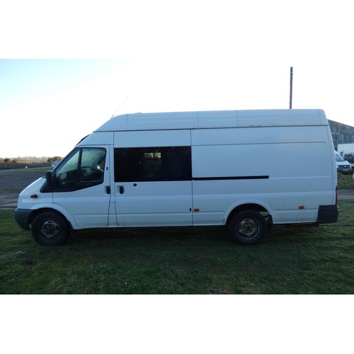 5908 - Ford Transit 155 T350EL RWD LWB H/Roof (Jumbo) Van TDi 155PS Van, Re: FV63 TJZ, 28/11/2013, 6 speed ... 