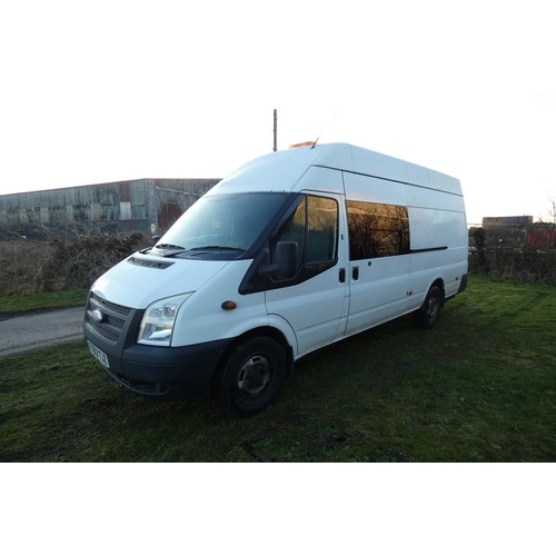 5908 - Ford Transit 155 T350EL RWD LWB H/Roof (Jumbo) Van TDi 155PS Van, Re: FV63 TJZ, 28/11/2013, 6 speed ... 