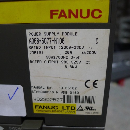 5332 - 5 x FANUC automated robotic manufacturing spare parts comprising 1 x Series 160i-L CNC unit, 1 x las... 