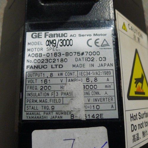 5333 - 10 x FANUC automated robotic manufacturing spare parts comprising 1 x server amplifier module A06B-6... 