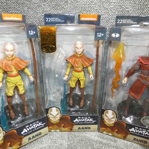 73 - 5 Avatar The Last Airbender boxed unused collectible action figures, including, 2 x 7