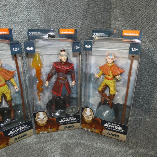 73 - 5 Avatar The Last Airbender boxed unused collectible action figures, including, 2 x 7