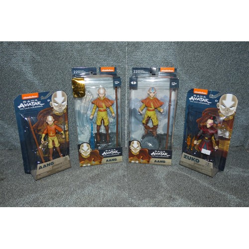 78 - 4 Avatar The Last Airbender boxed unused collectible action figures, including, 7