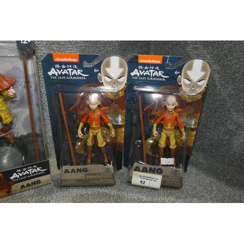 82 - 6 Avatar The Last Airbender boxed unused collectible action figures, including, 7