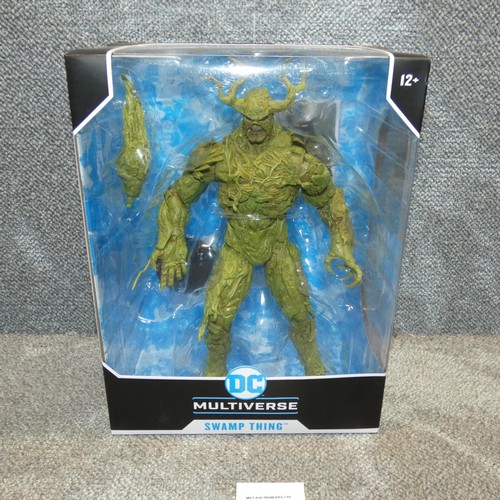 88 - 1 DC Universe boxed unused collectible action figure, Swamp Thing with horns - retail approx £35