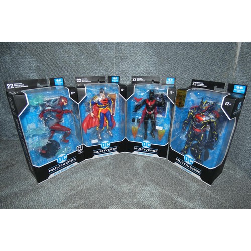 116 - 4 DC Multiverse boxed unused collectible action figures, please see pictures for more details, retai... 