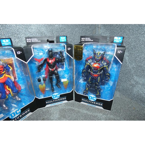 116 - 4 DC Multiverse boxed unused collectible action figures, please see pictures for more details, retai... 