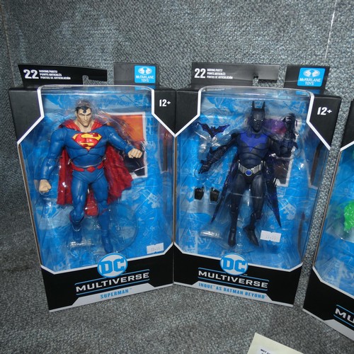 126 - 4 DC Multiverse boxed unused collectible action figures, please see pictures for more details, retai... 