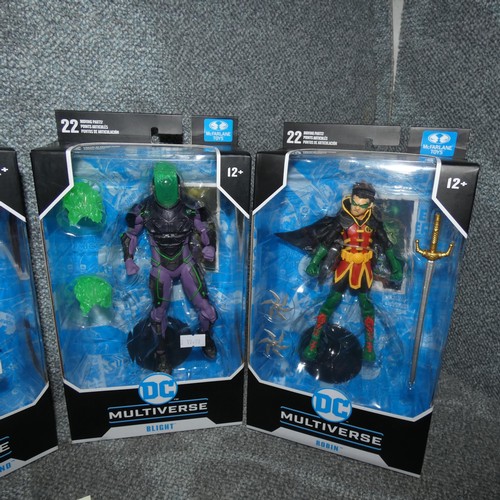 126 - 4 DC Multiverse boxed unused collectible action figures, please see pictures for more details, retai... 