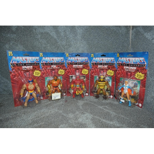 220 - 5 x various Masters Of The Universe collectible figures, please see pictures for more details, retai... 