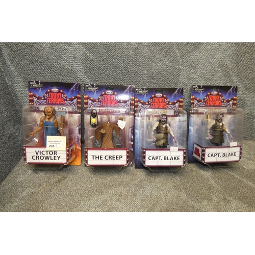 235 - 4 x Toony Terrors collectible figures, 2 x Captain Blake, Victor Crowley & The Creep, retails approx... 