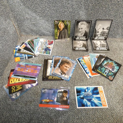 524 - 50 plus limited edition Doctor Who promotional cards, please see pictures for details