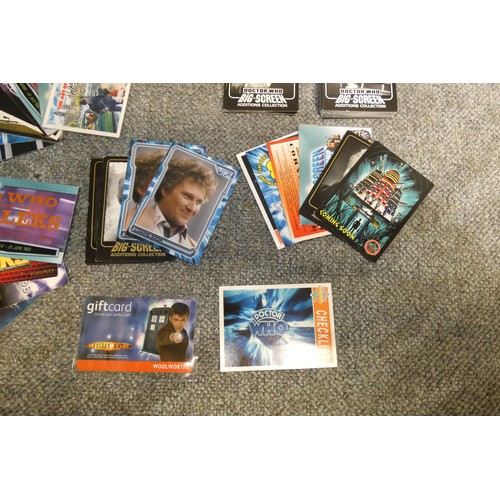 524 - 50 plus limited edition Doctor Who promotional cards, please see pictures for details