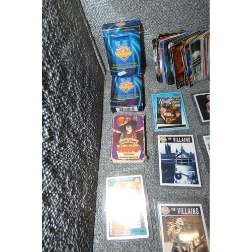 531 - A quantity of various used Doctor Who battles in time trading cards, starter decks, etc