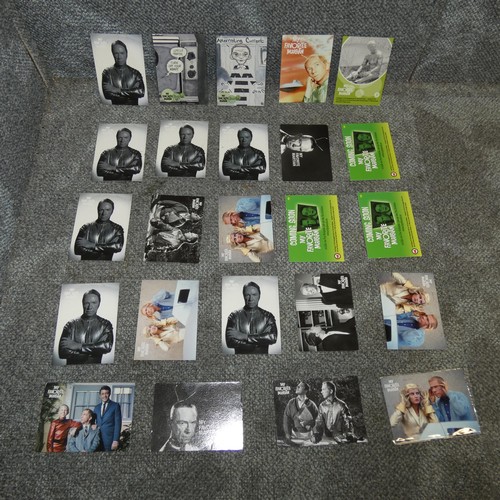 665 - 2 x rare My Favorite Martian trading Sketch cards by Ted Woods etc & Approx 20 promo trading cards