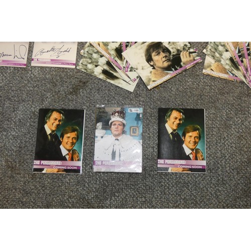 669 - 8 x autograph trading cards for the Persuaders & 30 plus promo/limited edition cards