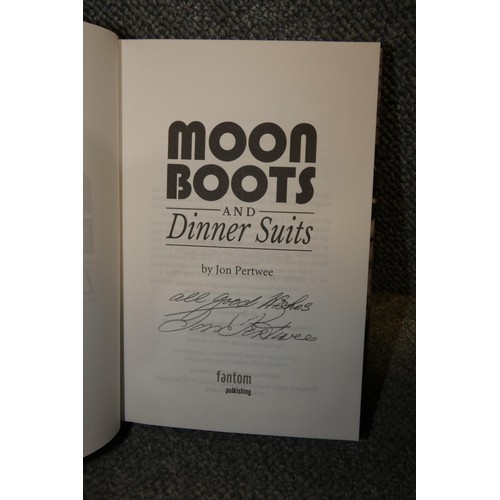 681 - A limited edition Moon Boots and Dinner Suits by Jon Pertwee, 180/250