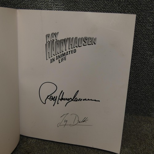 685 - An Animated Life book by Ray Harryhausen & Tony Dalton signed by both authors